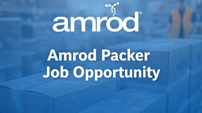 Amrod packer job vacancy in Johannesburg production department