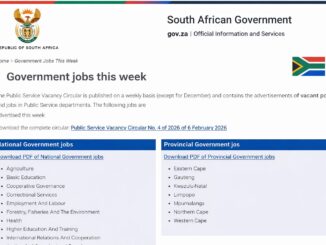 Official South African government jobs this week public service vacancy circular