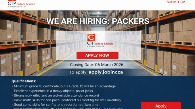 Apply online for permanent production job 2026